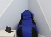 Кресло-мешок Геймерское сине-черное 120*90