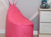 кресло мешок розовое
