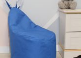 Кресло-мешок зайчик голубое
